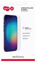 Tech21 iPhone 16 Plus Glass Screen Protector Twinpack