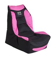 Kaikoo Teen Playstation Bean Bag Chair - Pink & Black