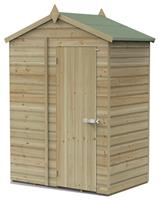 Forest Beckwood Shiplap Windowless Apex Shed - 5 x 3ft