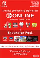 Nintendo Switch Online Individual Membership +Expansion Pack