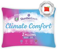 Slumberdown Climate Comfort Control Medium Pillow - 2 Pack