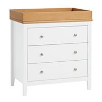 Cuggl Canterbury Nursery 3 Drawer Chest - White
