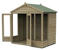 Forest Beckwood Shiplap Apex Summerhouse - 7 x 5ft
