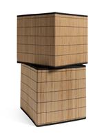 Habitat Set of 2 Bamboo Squares Plus Boxes - Natural
