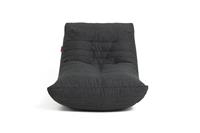 Kaikoo Fabric Beanbag Accent chair- Charcoal