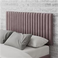 Aspire Grant Velvet Superking Headboard - Blush