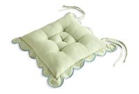 Habitat Scallop Pack of 2 Seat Cushions - Green