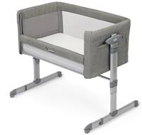Joie Roomie Glide Gliding Bedside Crib - Foggy Grey