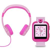 Tikkers Kid's Pink Interactive Headphone & Watch Set