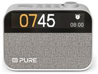 Pure Moment Digital Alarm Clock Radio - White