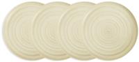 Habitat Reactive Glaze Effect Picnic Dinner Plate - set of4