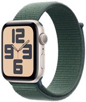 Apple Watch SE 2024 GPS 44mm Starlight Lake Green Sport Loop