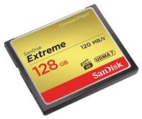 SanDisk Extreme 120MBs CompactFlash Memory Card - 128GB