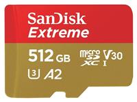 SanDisk Extreme MicroSDXC Memory Card & SD Adapter - 512GB