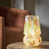 Habitat Rahnn Confetti Glass Table Lamp - Pastel