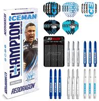 Red Dragon Gerwyn Price Iceman Darts Accessories Pack