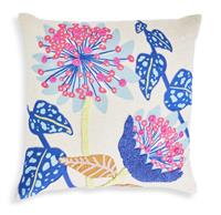 Habitat Scandi Floral Cushion - Cream - 43x43cm