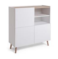 Habitat Skandi 3 Door Sideboard - White Two Tone