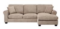 Argos Home Taylor Right Hand Corner Chaise Sofa Bed - Mink