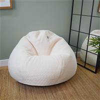 rucomfy Fabric Snug Slouchbag Beanbag - Oat