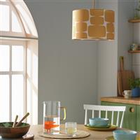 Habitat x Scion Yellow Lohko Drum Lampshade - 30cm