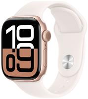 Apple Watch Series 10 GPS 42mm Rose Gold Light Blush - S/M