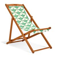 Habitat x Scion Folding Wooden Garden Deck Chair - Lintu