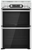 Hotpoint HDM67G0C2CX/U Double Oven Gas Cooker