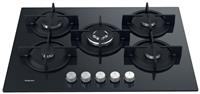 Hotpoint HGS 72 S BK Gas Hob - Black