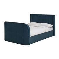 Argos Home Farnham Superking Side Lift TV Ottoman Bed - Navy