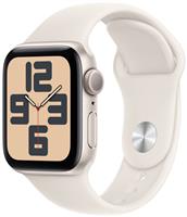 Apple Watch SE 2024 GPS 40mm Starlight Sport Band - S/M