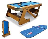 Riley Folding Pool Table and Table Tennis - 6ft 6in