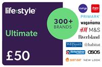Lifestyle Ultimate 50 GBP Gift Card