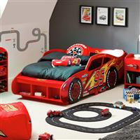 Disney Lightning McQueen Toddler Bed - Red