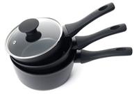 Salter Megastone 260 Thermo 3 Piece Saucepan Set