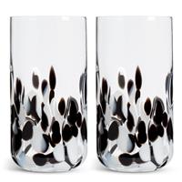 Habitat Confetti Set of 2 Hi Ball Glasses
