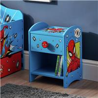 Marvel Kids Spiderman Bedside Table - Blue