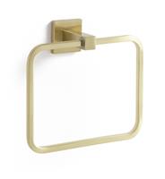 Habitat Wall Mounted Towel Ring - Brushed Gold