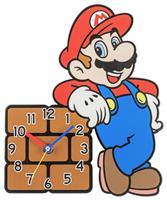 Super Mario Kids Wall Clock - Multicoloured