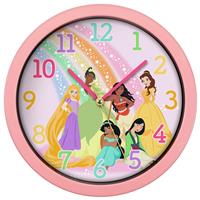 Disney Princess Kids Wall Clock - Pink