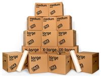 StorePAK Eco Moving House Cardboard Storage Boxes- Set of 15