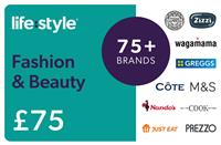 Lifestyle Fashion 75 GBP Gift Card