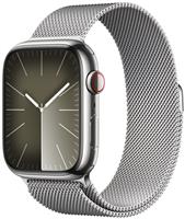 Apple Watch Series 9 GPS+Cellular 45mm Silver Milanese Loop