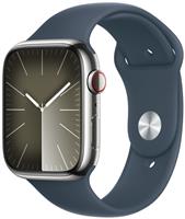 Apple Watch Series 9 GPS+Cell 45mm Steel Storm Blue Band S/M