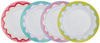 Home Wiggle Design Dinner Plates - Set of 4