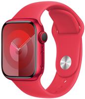 Apple Watch Series 9 GPS+Cellular 41mm Red Sport Band - M/L