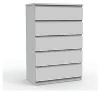 Habitat Jenson 5 Drawer Chest - Matte White