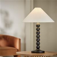 Habitat Bobbin Mango Wood Table Lamp Base Only - Black