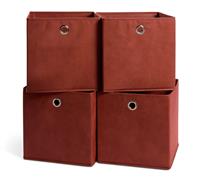 Argos Home Set of 4 Squares Plus Boxes - Orange