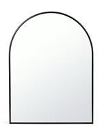 Habitat Black Arch Wall Mirror - 60x45cm